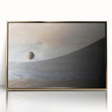 Planet in Swirling Clouds Art - Cosmic Wall Decor for Space Enthusiasts