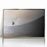 Planet in Swirling Clouds Art - Cosmic Wall Decor for Space Enthusiasts