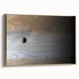 Planet in Swirling Clouds Art - Cosmic Wall Decor for Space Enthusiasts