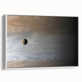Planet in Swirling Clouds Art - Cosmic Wall Decor for Space Enthusiasts