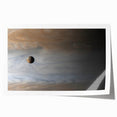 Planet in Swirling Clouds Art - Cosmic Wall Decor for Space Enthusiasts