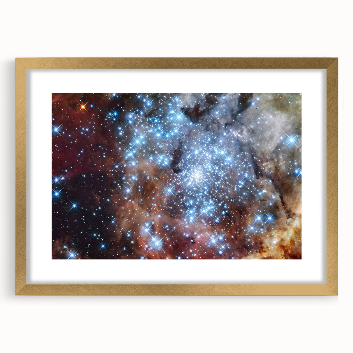 Brilliant Star Cluster Art - Cosmic Starry Night Wall Decor for Homes