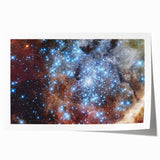 Brilliant Star Cluster Art - Cosmic Starry Night Wall Decor for Homes