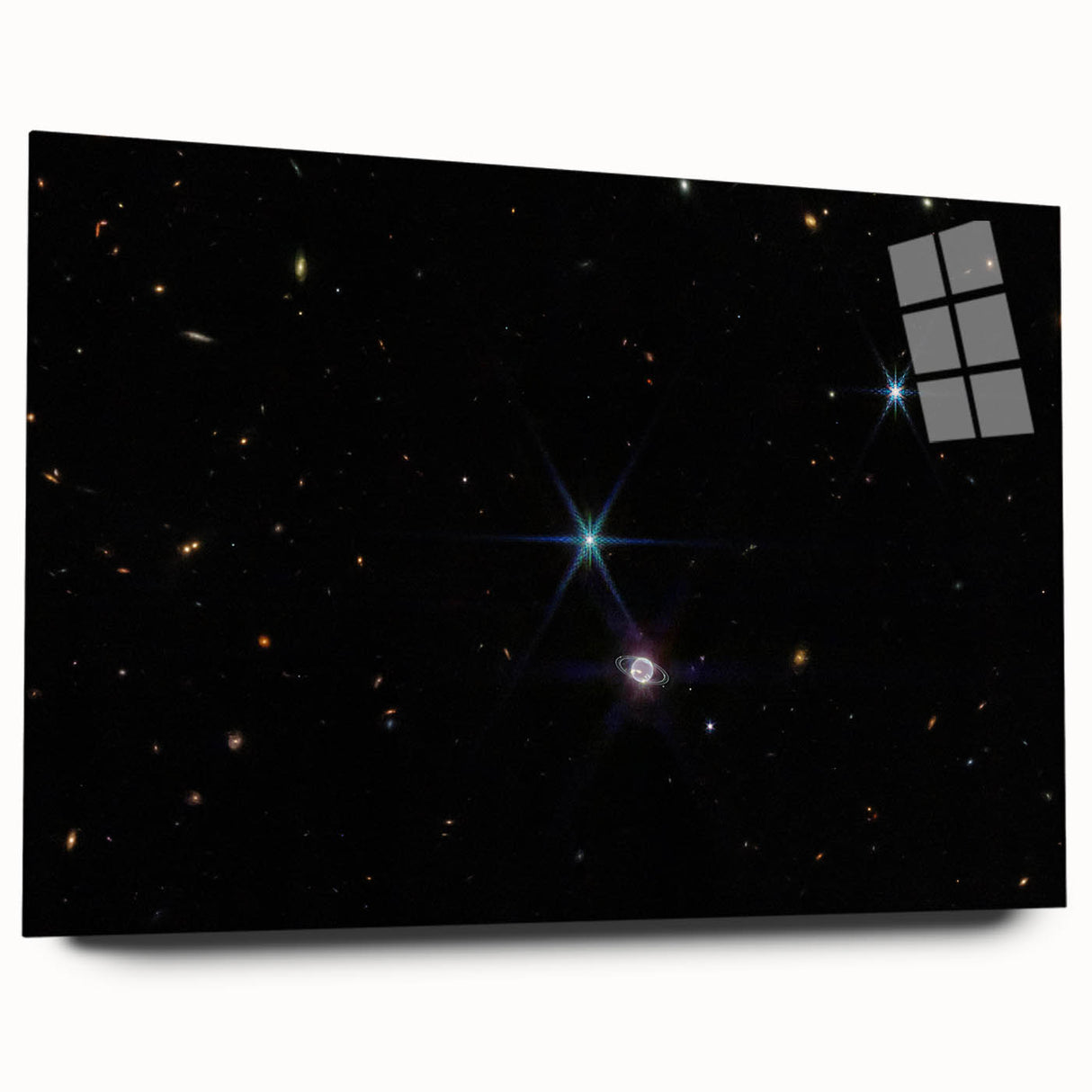 Stellar Rings and Starry Cosmos Art - Cosmic Wall Decor for Space Lovers