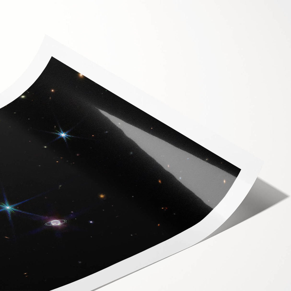 Stellar Rings and Starry Cosmos Art - Cosmic Wall Decor for Space Lovers