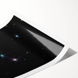 Stellar Rings and Starry Cosmos Art - Cosmic Wall Decor for Space Lovers