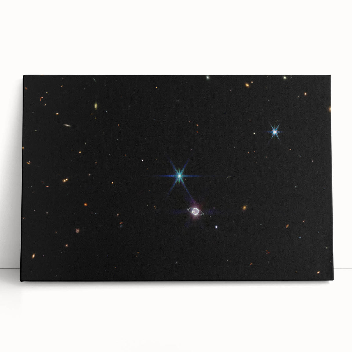 Stellar Rings and Starry Cosmos Art - Cosmic Wall Decor for Space Lovers