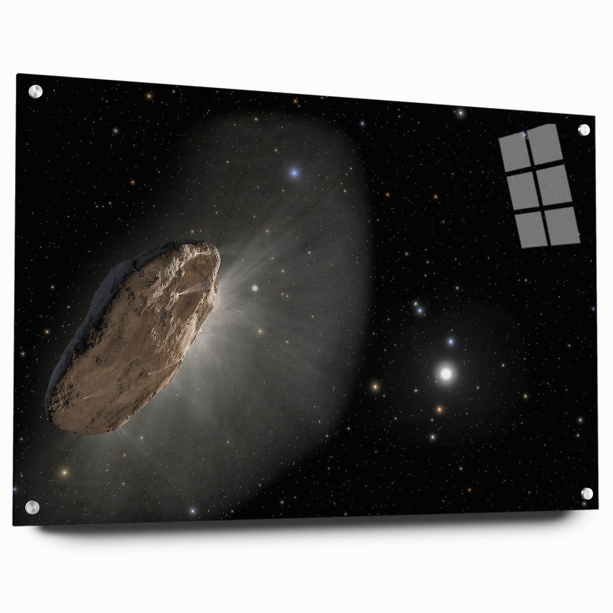 Mysterious Interstellar Object Art - Cosmic Wall Decor for Space Lovers