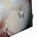 Pluto and Charon Art - Cosmic Planetary Wall Decor for Astronomy Lovers