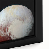 Pluto and Charon Art - Cosmic Planetary Wall Decor for Astronomy Lovers