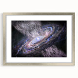 Spiral Galaxy Core Art - Cosmic Swirl Wall Decor for Space Enthusiasts