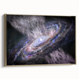 Spiral Galaxy Core Art - Cosmic Swirl Wall Decor for Space Enthusiasts