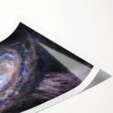 Spiral Galaxy Core Art - Cosmic Swirl Wall Decor for Space Enthusiasts