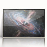 Galactic Jet and Black Hole Art - Cosmic Energy Wall Decor for Homes