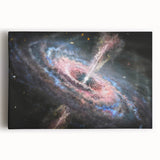 Galactic Jet and Black Hole Art - Cosmic Energy Wall Decor for Homes