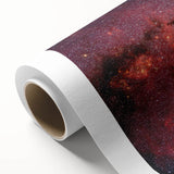 Red Galactic Nebula Wall Art - Cosmic Starry Sky Decor for Home