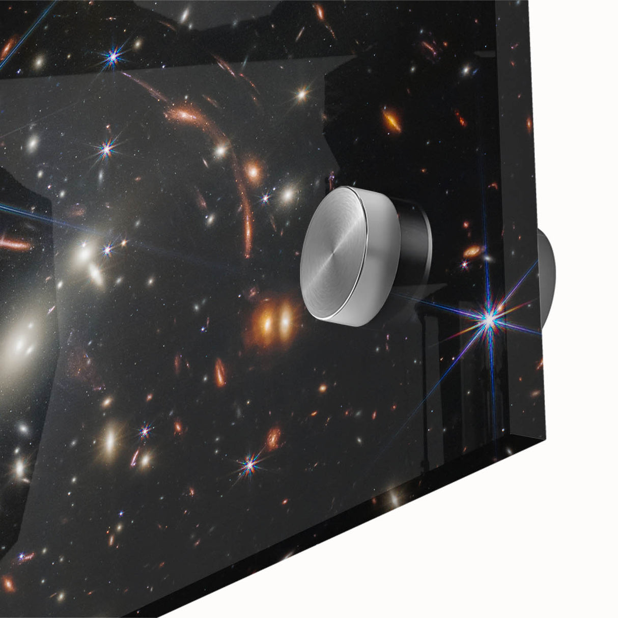 Starry Galaxy Wall Art - Deep Space Galaxy Cluster Astronomy Decor