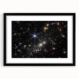 Starry Galaxy Wall Art - Deep Space Galaxy Cluster Astronomy Decor