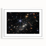 Starry Galaxy Wall Art - Deep Space Galaxy Cluster Astronomy Decor