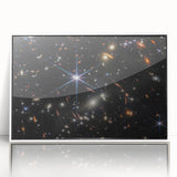 Starry Galaxy Wall Art - Deep Space Galaxy Cluster Astronomy Decor