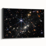 Starry Galaxy Wall Art - Deep Space Galaxy Cluster Astronomy Decor