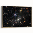Starry Galaxy Wall Art - Deep Space Galaxy Cluster Astronomy Decor