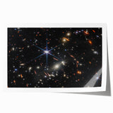 Starry Galaxy Wall Art - Deep Space Galaxy Cluster Astronomy Decor