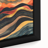 Modern Abstract Sun Art – Elegant Sun Wall Art with Earthy Tones