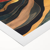 Modern Abstract Sun Art – Elegant Sun Wall Art with Earthy Tones