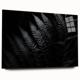 Acrylic glass side view displaying a modern, minimalist design with smooth edges and a crystal-clear finish, ideal for showcasing artwork or photographs in contemporary decor.
