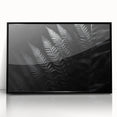 Framed black acrylic display showcasing a sleek, modern design with a glossy finish, ideal for contemporary home decor or office settings, emphasizing elegance and sophistication.
