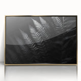 Framed acrylic artwork showcasing a stunning gold design, highlighting intricate details and a sleek modern aesthetic, perfect for contemporary home decor.