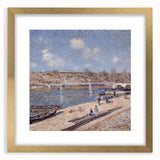 Extra large abstract art print featuring textured strokes in muted earth tones, framed in gold, ideal for living room decor.