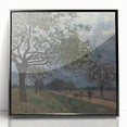 Large abstract wall art featuring muted earth tones on a framed acrylic print, ideal for modern living room decor.