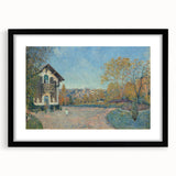 Extra large abstract art print featuring textured, colorful art with vibrant hues on a black framed canvas.