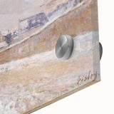 Large abstract art print by Alfred Sisley on acrylic glass, featuring mid-century modernist style, ideal for dining room art.