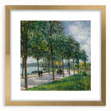 Extra large abstract art print featuring textured strokes in muted earth tones, framed in gold, ideal for living room decor.