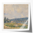 Alfred Sisley inspired floral print on glossy photo paper in pastel shades, ideal for art wall dining room.