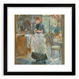 Extra large abstract art print featuring textured colorful patterns on a framed black canvas, ideal for living room decor.