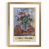 Extra large abstract art print featuring textured strokes in earthy tones on a gold-framed canvas.