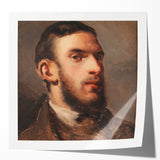 Camille Pissarro-inspired floral art on glossy photo print, featuring soft pastel colors.