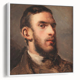 Vintage poster art of a colorful Camille Pissarro painting, framed canvas, ideal for extra large living room wall decor.