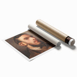 Extra large rolled print of Camille Pissarro's floral art in soft hues.