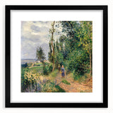 Colorful abstract art print featuring textured brush strokes in vibrant hues.