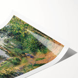 Extra large wall art featuring line art flowers in muted colors on a rolled print, suitable for large living room decor.