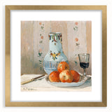 Extra large abstract art print featuring textured colors, framed in gold, ideal for living room decor.