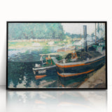 Large abstract wall art featuring a mid-century modernist design in black and white tones, framed acrylic.