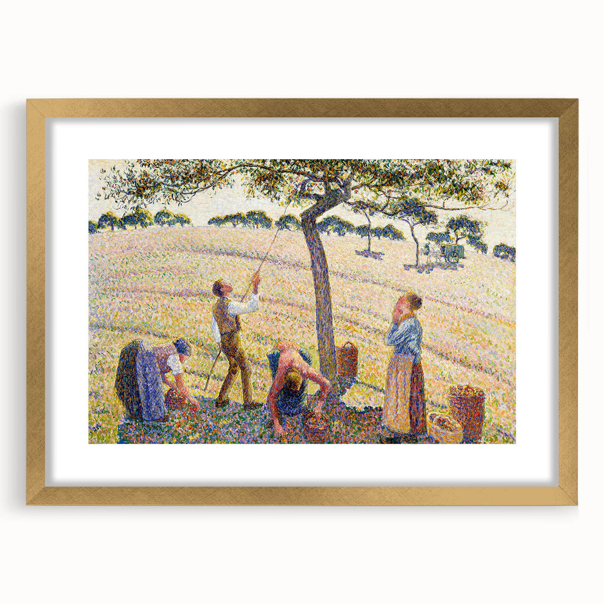 Extra large framed abstract art print featuring textured brush strokes in earthy tones, ideal for living room decor.