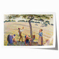 Rolled print of a Camille Pissarro impressionist floral painting in muted colors, ideal for art wall dining room.