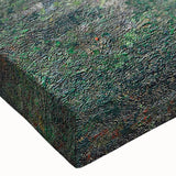 Large art depicting a black and white landscape painting on stretched canvas, suitable for bedroom wall decor.